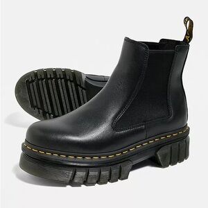 Dr. Martens Leather Platform Chelsea Boots